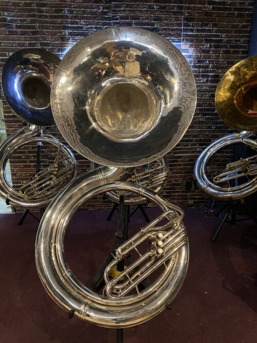 Tuba King Cleveland Restaurada Baño de plata